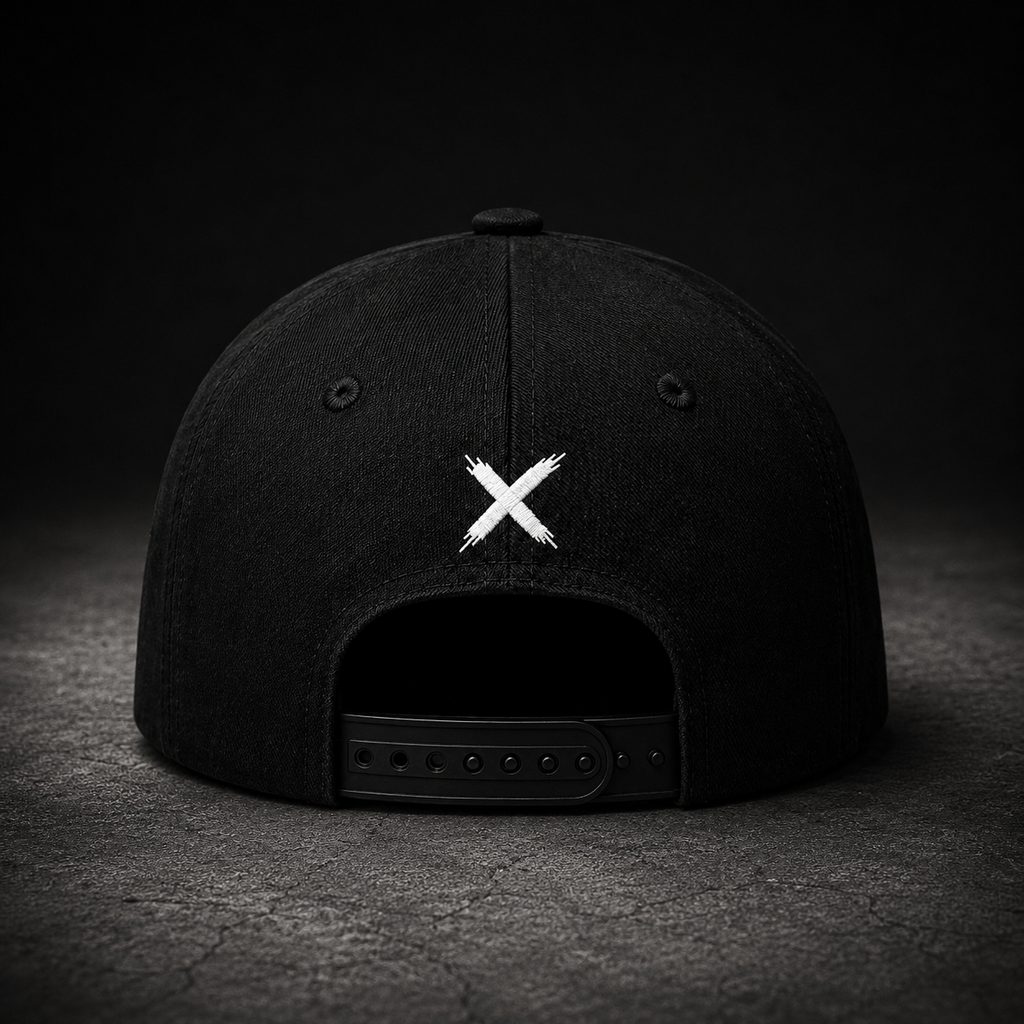 Casquette 6-Panel Curve Brim Snapback Noir