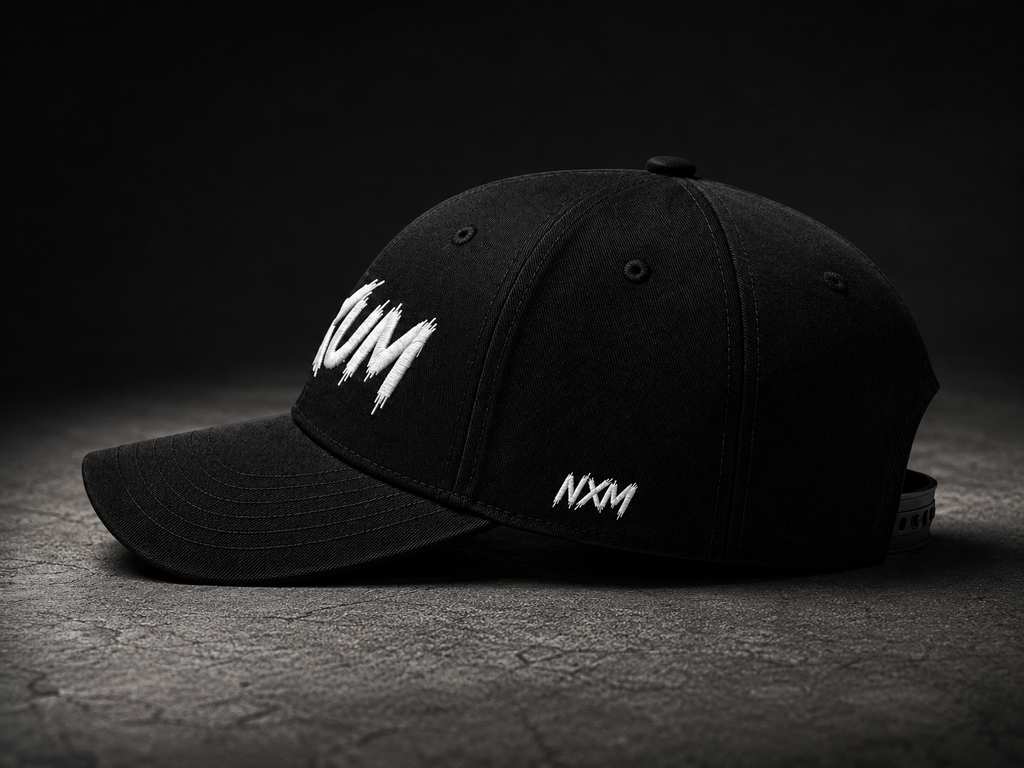 Casquette 6-Panel Curve Brim Snapback Noir