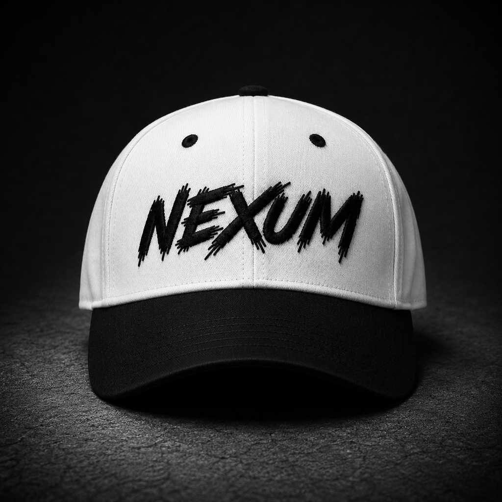 Casquette 6-Panel Curve Blanc / Noir