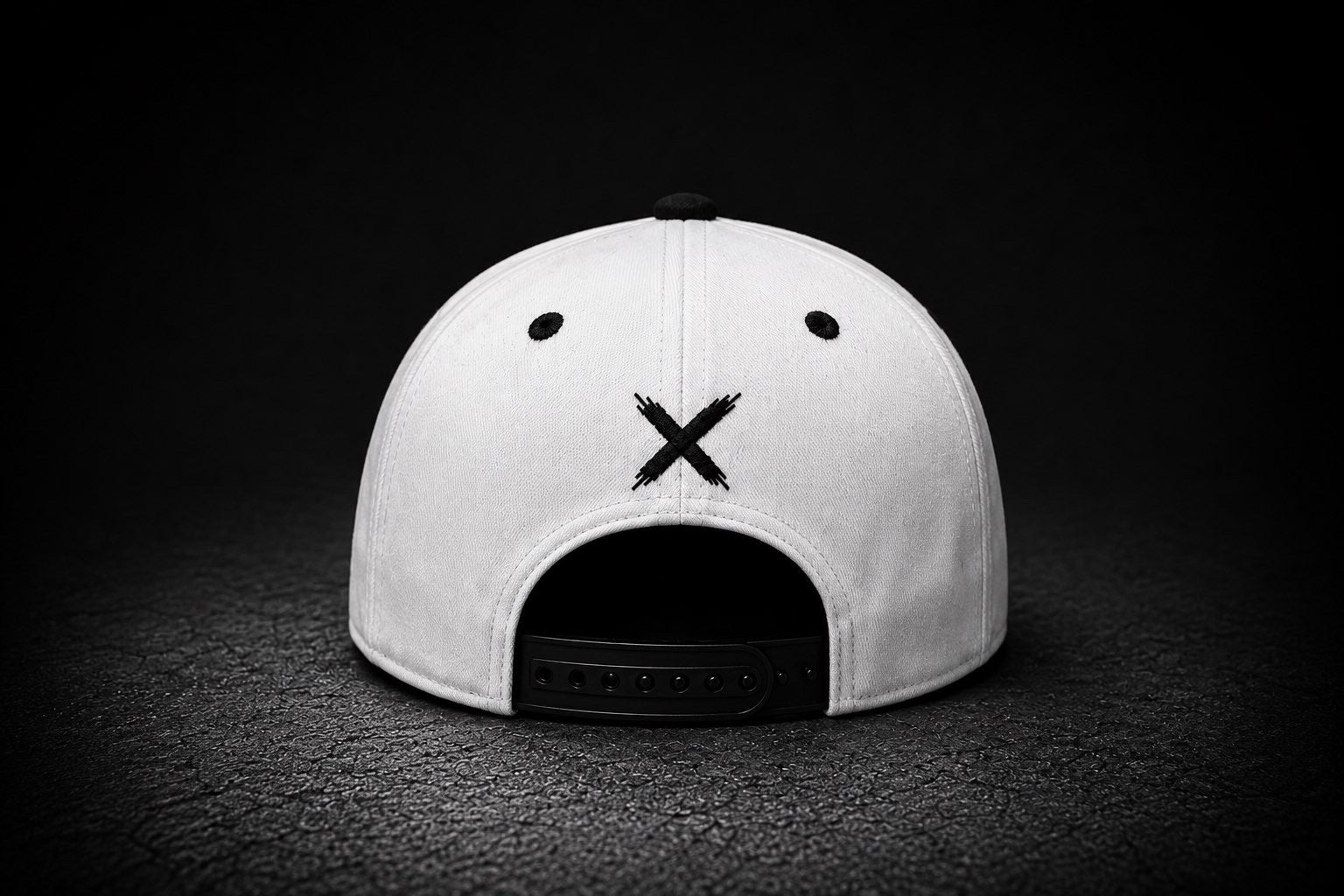 Casquette 6-Panel Curve Blanc / Noir