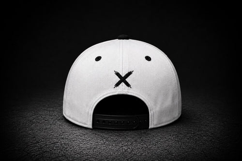Casquette 6-Panel Curve Blanc / Noir