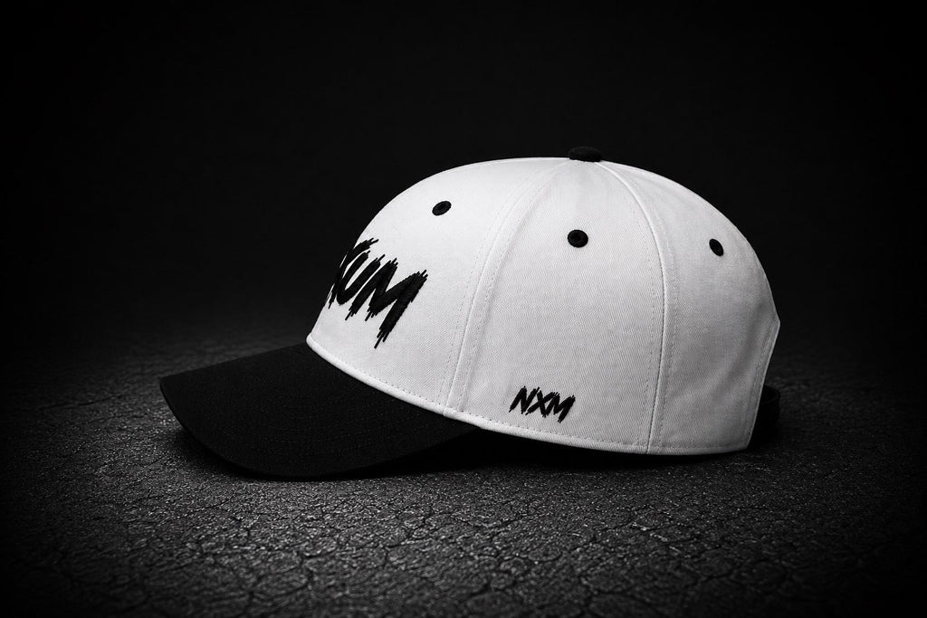 Casquette 6-Panel Curve Blanc / Noir