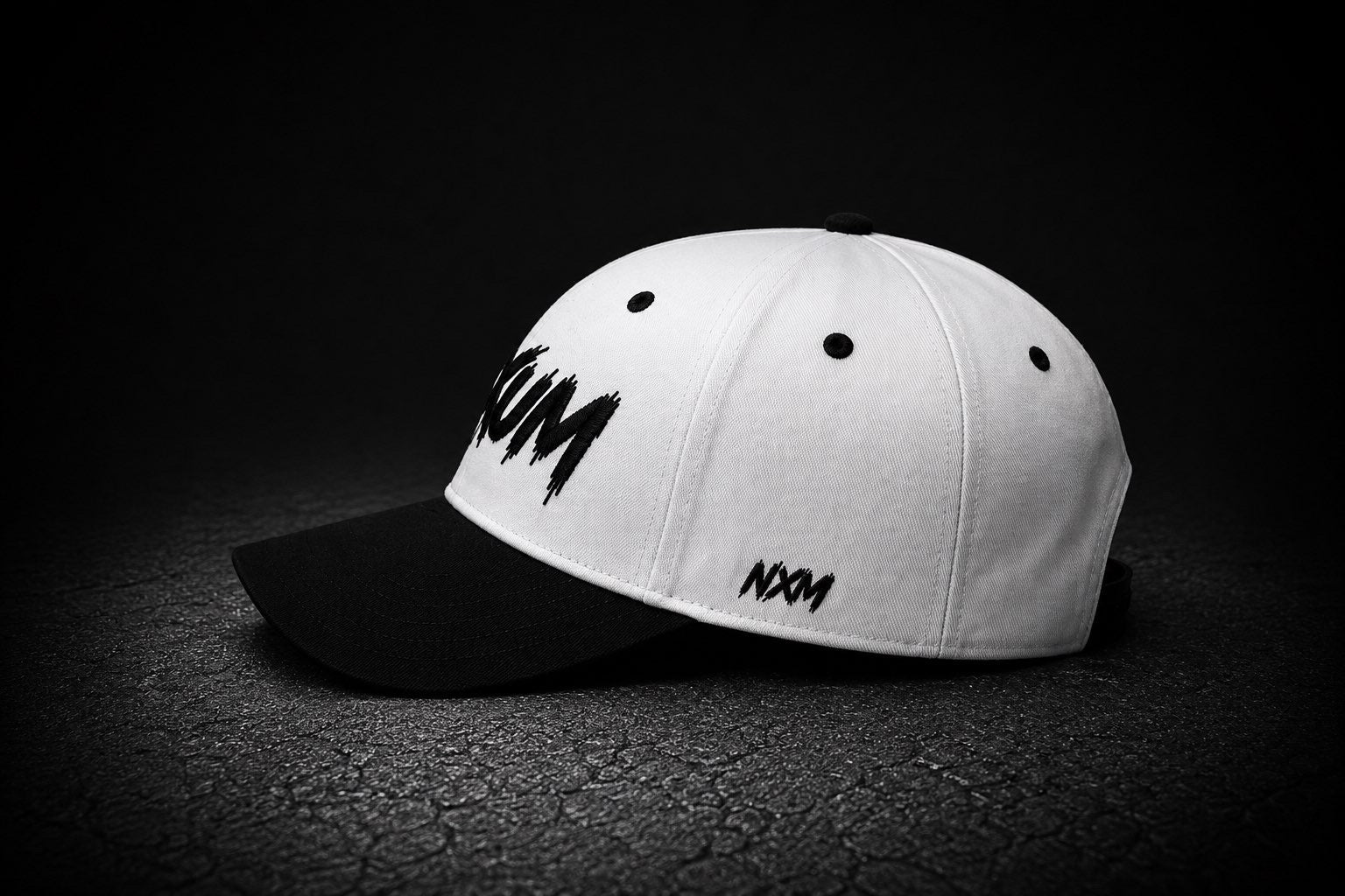Casquette 6-Panel Curve Blanc / Noir