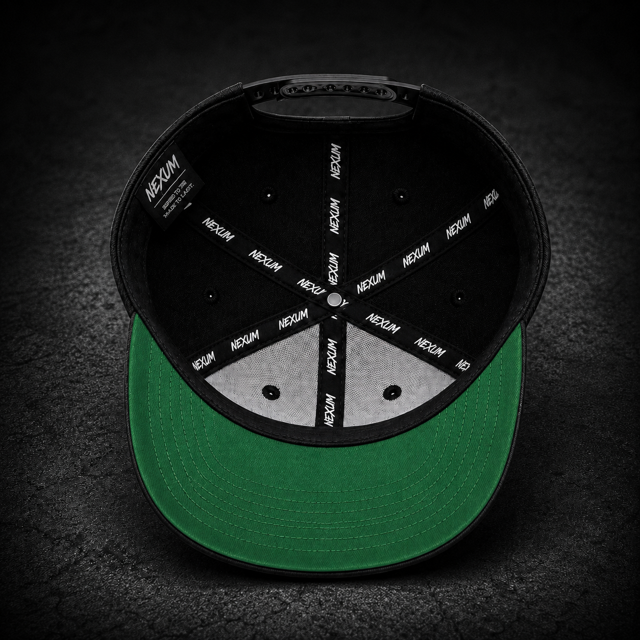 Casquette 6-Panel Curve Brim Snapback Noir
